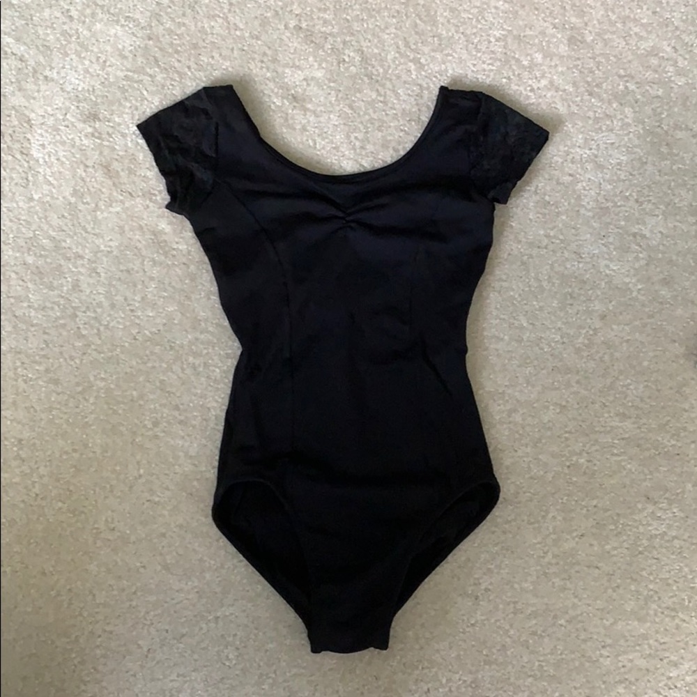 So Danca Black Leotard (Girls 8-10)